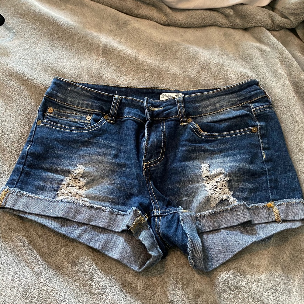 Denim shorts